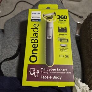 Philips Norelco OneBlade 360 Face & Body Electric Trimmer & Shaver New In Box